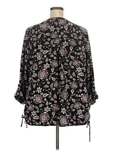 Roz & Ali 3/4 Sleeve Blouse (view 2)