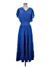 Chico's 100% Polyester Blue Casual Dress Size Sm (0) - photo 1