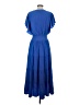 Chico's 100% Polyester Blue Casual Dress Size Sm (0) - photo 2