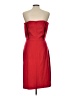 Vince Camuto Solid Red Cocktail Dress Size 10 - photo 2