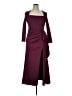 Xscape Burgundy Cocktail Dress Size 14 (petite) - photo 1