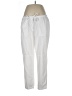 Eileen Fisher Solid White Casual Pants Size L - photo 1