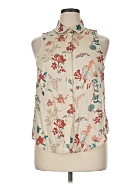 Coldwater Creek Sleeveless Button Down Shirt