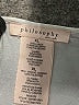 Philosophy Republic Clothing 100% Polyester Silver Short Sleeve Blouse Size XL - photo 4