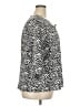 Talbots Animal Print Black 3/4 Sleeve Blouse Size 2X - photo 4