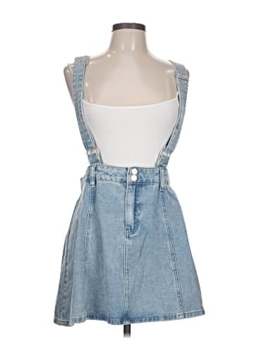Allegra K Denim Skirt (view 1)