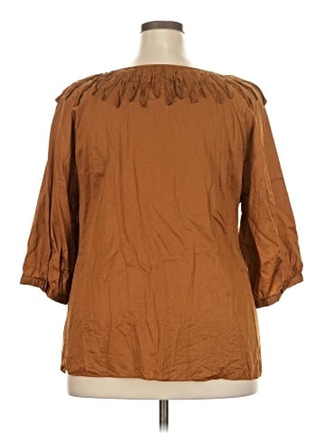 Talbots 3/4 Sleeve Blouse (view 2)