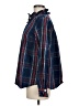 St. John's Bay Plaid Blue Long Sleeve Button-Down Shirt Size M - photo 5