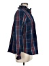 St. John's Bay Plaid Blue Long Sleeve Button-Down Shirt Size M - photo 4
