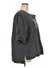 Unbranded Gray 3/4 Sleeve Blouse Size 2X - photo 4