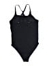 Summer Mae Solid Black One Piece Swimsuit Size M - photo 2