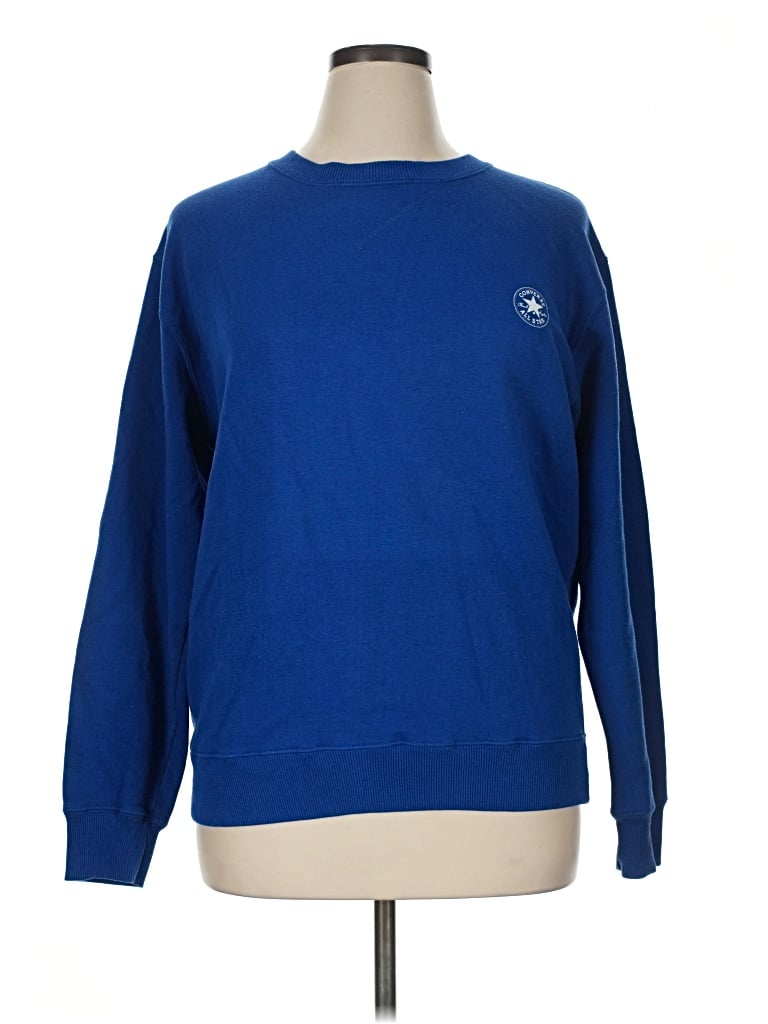 Pre-owned Converse Sweatshirt In Blue
