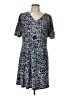Tommy Hilfiger Paisley Gray Casual Dress Size 12 - photo 1