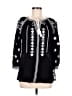 John Mark Black 3/4 Sleeve Blouse Size M - photo 1