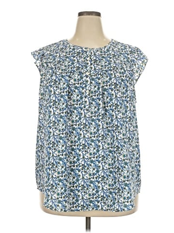 Ann Taylor LOFT Short Sleeve Blouse (view 1)