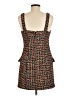 JOA 100% Polyester Tweed Brown Cocktail Dress Size M - photo 2