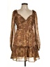 Blu Pepper 100% Polyester Brown Cocktail Dress Size L - photo 1