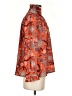CK Bradley New York 100% Polyester Paisley Orange Long Sleeve Blouse Size XS - photo 4