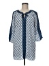 Rachel Zoe 100% Polyester Blue 3/4 Sleeve Blouse Size M - photo 1
