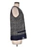 THML 100% Polyester Silver Sleeveless Top Size M - photo 4