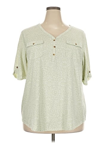 Croft & Barrow Short Sleeve Blouse (view 1)