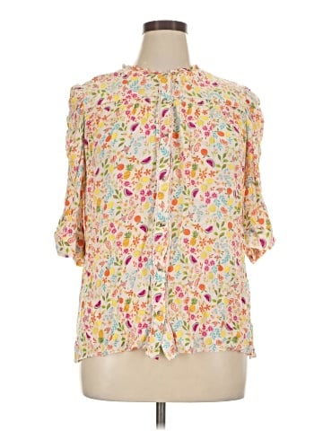 Democracy 3/4 Sleeve Blouse (view 1)