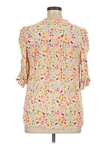 Democracy 3/4 Sleeve Blouse (view 2)