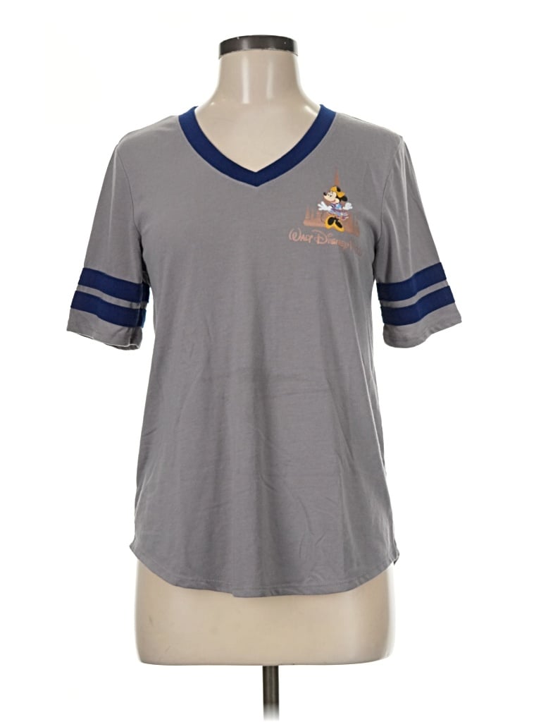Pre-owned Disney Short Sleeve T-shirt In Gray