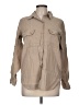 Max Studio Tan Long Sleeve Button-Down Shirt Size M - photo 1