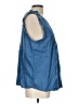 Maurices Blue Sleeveless Blouse Size L - photo 4