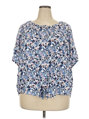 Chaps Short Sleeve Blouse (view 1)