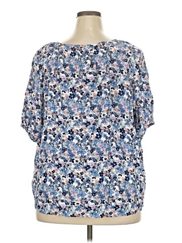 Chaps Short Sleeve Blouse (view 2)