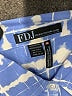 FDJ Blue Long Sleeve Button-Down Shirt Size 6 - photo 7