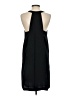 Ann Taylor LOFT 100% Polyester Solid Black Casual Dress Size S - photo 2