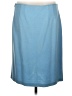 St. John Solid Blue Wool Skirt Size 8 - photo 2