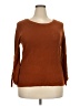 Simply Vera Vera Wang Brown Pullover Sweater Size XXL - photo 1