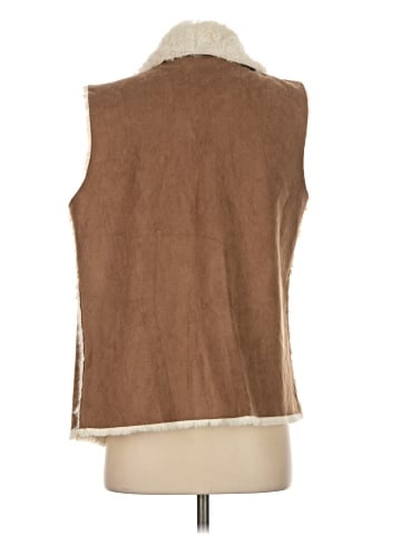 St. John's Bay Faux Fur Vest (view 2)
