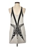 Herve Leger Silver Gray Sleeveless Top Size XS - photo 1