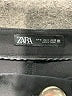 Zara Solid Black Shorts Size S - photo 3