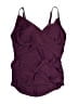 Summer Mae 100% Polyester Burgundy Swimsuit Top Size M - photo 1
