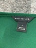 Ann Taylor Solid Green Casual Dress Size 4 - photo 7