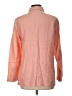 Kate Hill 100% Linen Orange Long Sleeve Button-Down Shirt Size 10 - photo 2