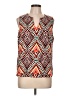 Renee C. 100% Polyester Orange Sleeveless Blouse Size L - photo 1