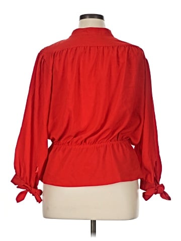 Eva Mendes by New York & Company 3/4 Sleeve Blouse (view 2)