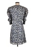 Cinq à Sept 100% Polyester Paisley Blue Cocktail Dress Size 4 - photo 2