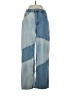 Hollister Color Block Blue Jeans Size 5s - photo 1