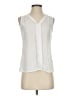 Banana Republic 100% Polyester Ivory Sleeveless Blouse Size 0 - photo 1
