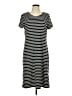 Old Navy Stripes Black Casual Dress Size L - photo 1