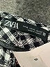 Zara Houndstooth Black Casual Pants Size XL - photo 7