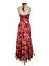Aqua 100% Polyester Paisley Red Casual Dress Size S - photo 2